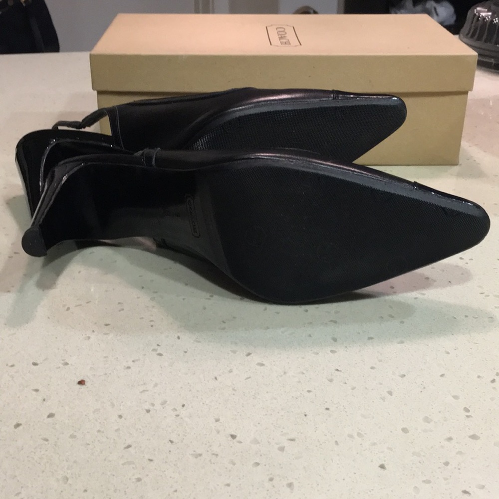 Black leather shoes made in Italy. - Picture 6 of 8